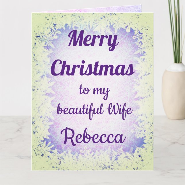 Personlig God jul Maka Kort (Framsida)