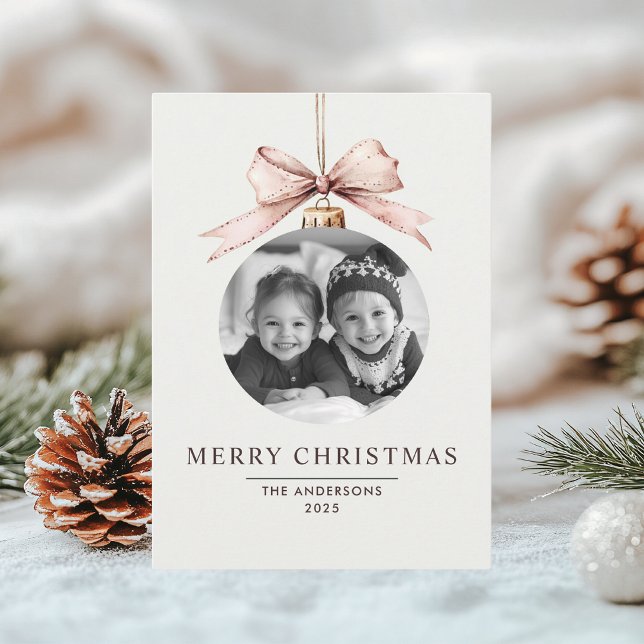 "Personlig God jul med foto Inbjudningar (Skapare uppladdad)