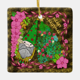 PERSONLIG GOD JUL MED JULAFTON TRÄD JULGRANSPRYDNAD KERAMIK