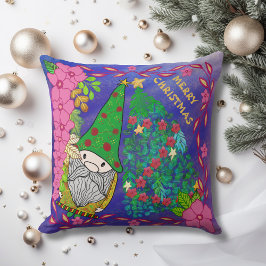 PERSONLIG GOD JUL MED JULAFTON TRÄD KUDDE