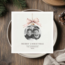 "Personlig God jul med Photo Napkin