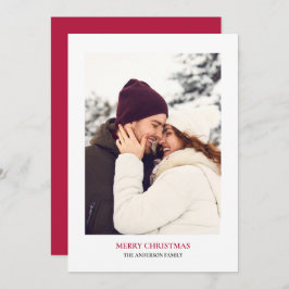 Personlig God jul Photo Julkort