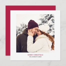 Personlig God jul Photo Julkort