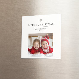 "Personlig God jul Photo & Namn Magnet