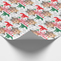 Personlig God jul Photo T-Rex