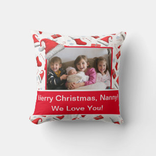Personlig God jul Pillow Kudde