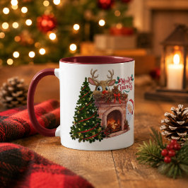 Personlig God Jul Renar Eldstad Mugg