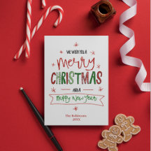 Personlig God jul Typografi - ej foto