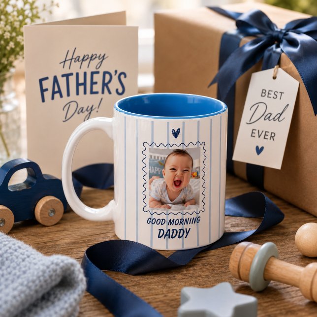Personlig God Morgon Pappa Foto Mugg från Bebis (Skapare uppladdad)
