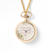 Personlig Goddotter Necklace Watch