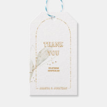 Personlig Golden Arch Bröllop Tack