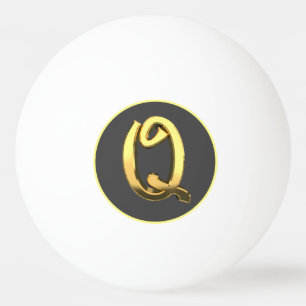 Personlig Golden Brev Q Pingisboll