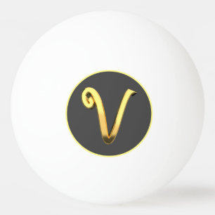 Personlig Golden Brev V Pingisboll
