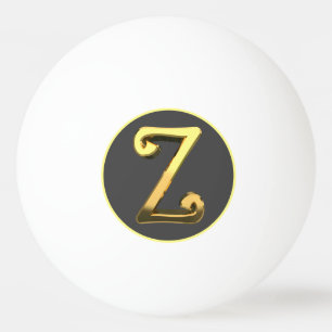 Personlig Golden Brev Z Pingisboll