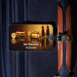 Personlig Golden Cartidges Bagagebricka