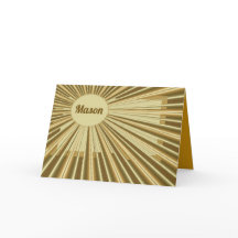 Personlig Golden Design Golden Birthday