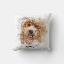 Personlig Golden Doodle/Cavapoo Kudde