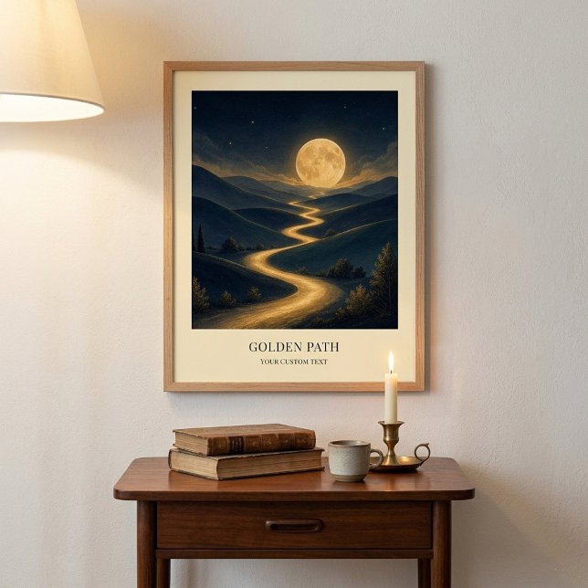 Personlig Golden Path Art Poster (Skapare uppladdad)