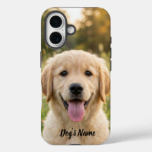 Personlig Golden Retriever-foto och namn 