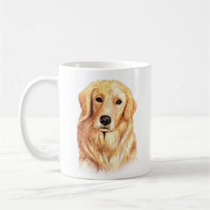 Personlig Golden Retriever Kaffemugg