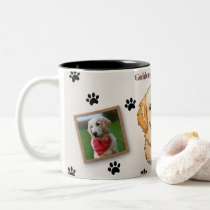 Personlig Golden Retriever Mamma Mugg - Anpassad