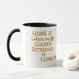 Personlig Golden Retriever Mamma Mugg - AnpassatNa