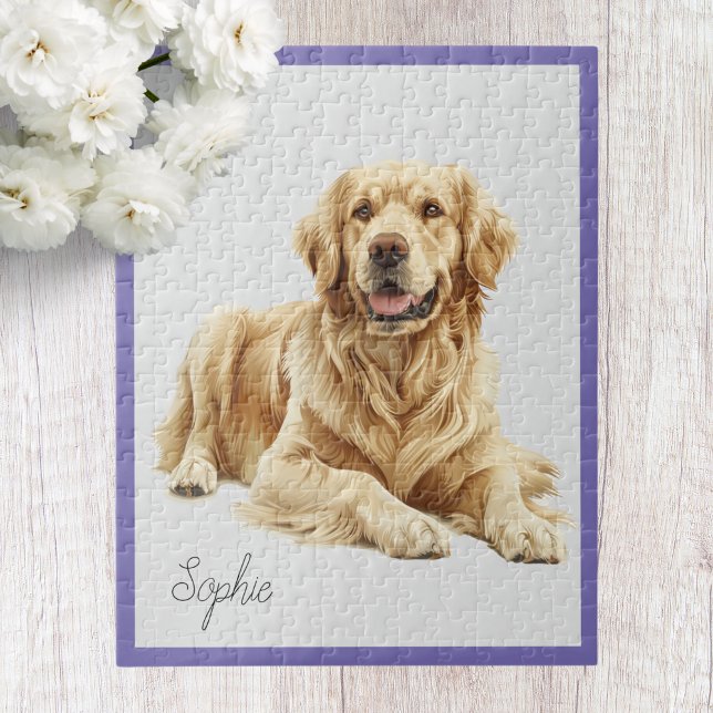 Personlig Golden Retriever Pussel (Skapare uppladdad)