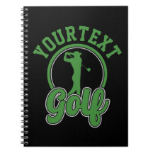 Personlig Golf ADD NAMN Retro Pro Golfer Swing