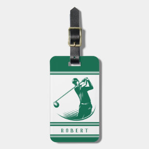 Personlig golf bagagebricka