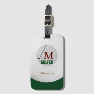 personlig golf boll bagagebricka