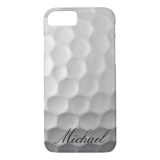 Personlig Golf Boll Dimples Struktur Mönster Case-Mate iPhone Skal (Baksida)