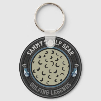 Personlig Golf Boll Keychain Nyckelring