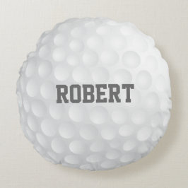 Personlig Golf Boll Pillow Rund Kudde