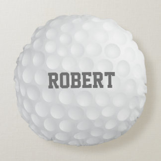 Personlig Golf Boll Pillow Rund Kudde