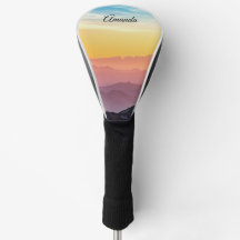 Personlig Golf Driver Cover | Rainbow Himlar