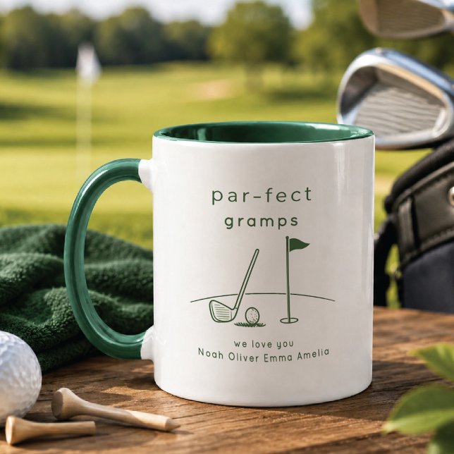 Personlig golf-farfar-mugg anpassad present mugg (Skapare uppladdad)