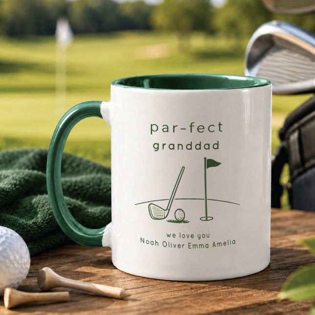 Personlig golf-farfar-mugg Anpassad present Mugg (Skapare uppladdad)