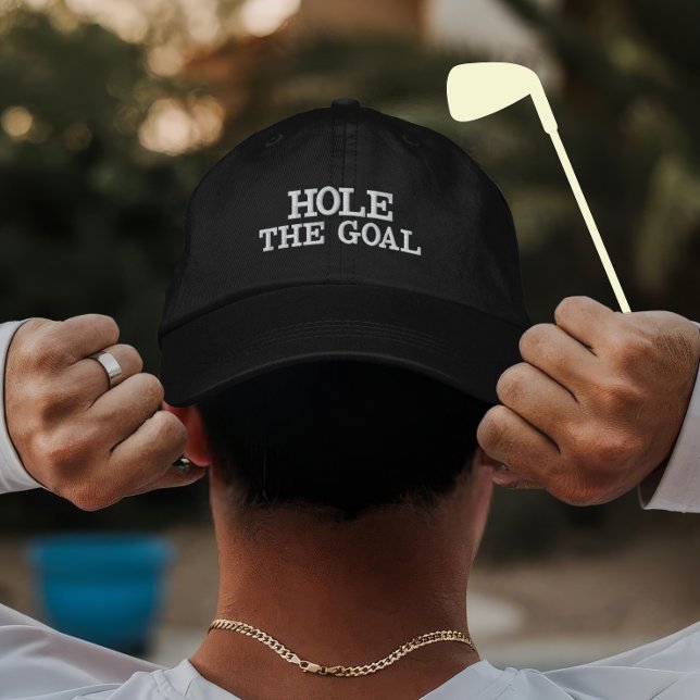 Personlig Golf Goal Gift för spelare Broderad Keps (Skapare uppladdad)