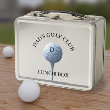 Personlig Golf Klubb Golfing Pappa Metall Lunch Bo