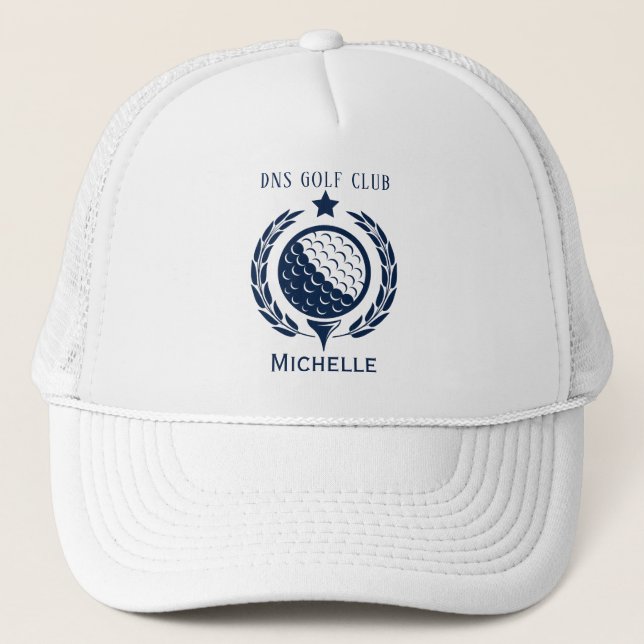Personlig Golf Klubb Namn Classic Keps (Framsida)