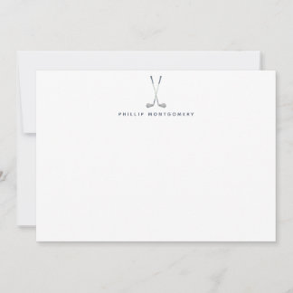 Personlig Golf-Klubbar Anteckningskort