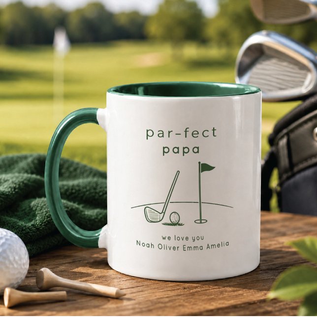Personlig Golf Pappa-Mugg Anpassad Present Mugg (Skapare uppladdad)
