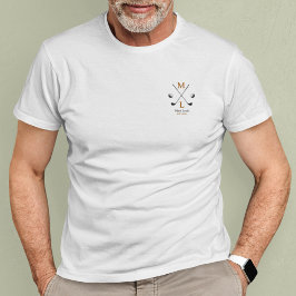 Personlig Golf Player-Logotyp T Shirt
