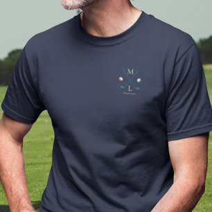 Personlig Golf Player-Logotyp T Shirt