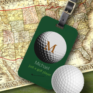 Personlig Golf Player Namn Bagagebricka