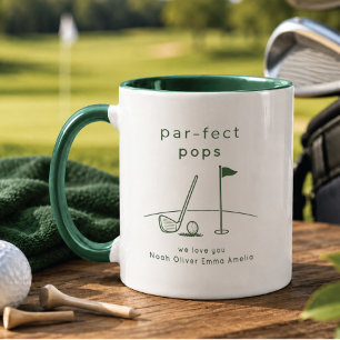 Personlig Golf Pops Mugg Anpassad Present