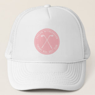 Personlig golf rosa keps