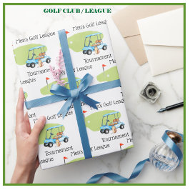 Personlig Golf Theme Golf League-Klubb Presentpapper