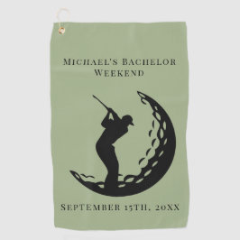 Personlig Golf Towel | Bachelor Golf Helg