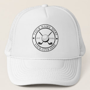 Personlig Golf Trucker Cap med Klubb Logotyp Skriv Keps